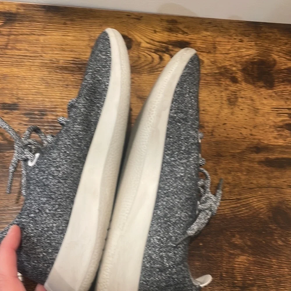 Allbirds sneakers Wool Runners Casual Lace Up Gray size 8 women